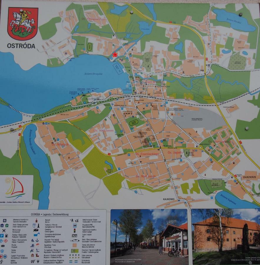 Apartament Wakacje I Rowery Gratis Ostroda Bagian luar foto